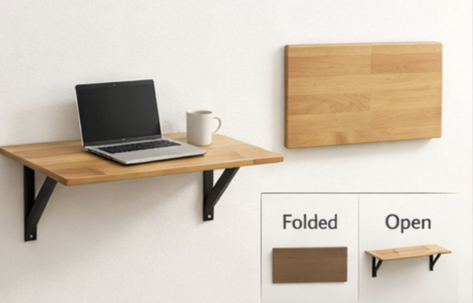 Wall-Mounted Folding Table