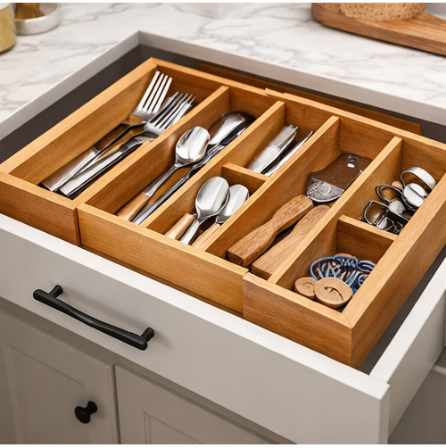 Bamboo Drawer Organizer